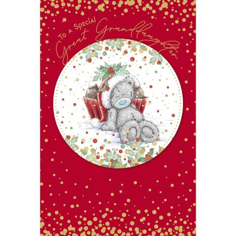 Great Granddaughter Me to You Bear Christmas Card £1.89